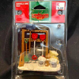 Coventry Cove Village Accessory Shovels and Salt Winter Christmas Miniatures NIP